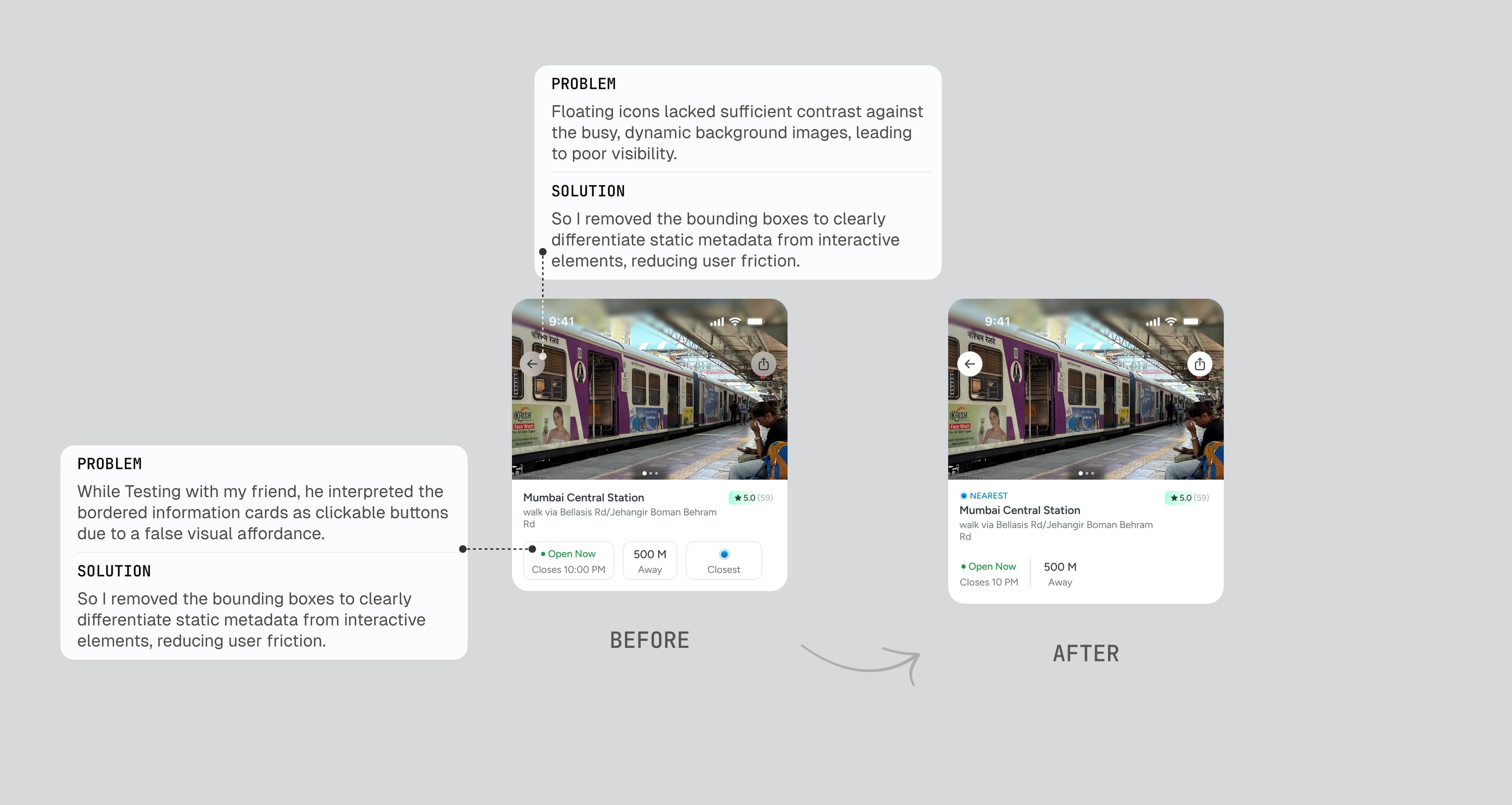 User Testing and Improvements